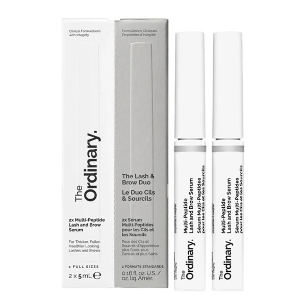 سرم دو قلو تقویت مژه و ابرو اوردینری Ordinary Multi Peptide Lash & Brow Serum